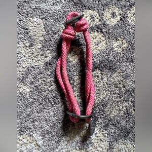 RuffWear Small Rope Pink Dog Collar